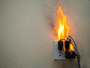 what does an electrical fire smell like
