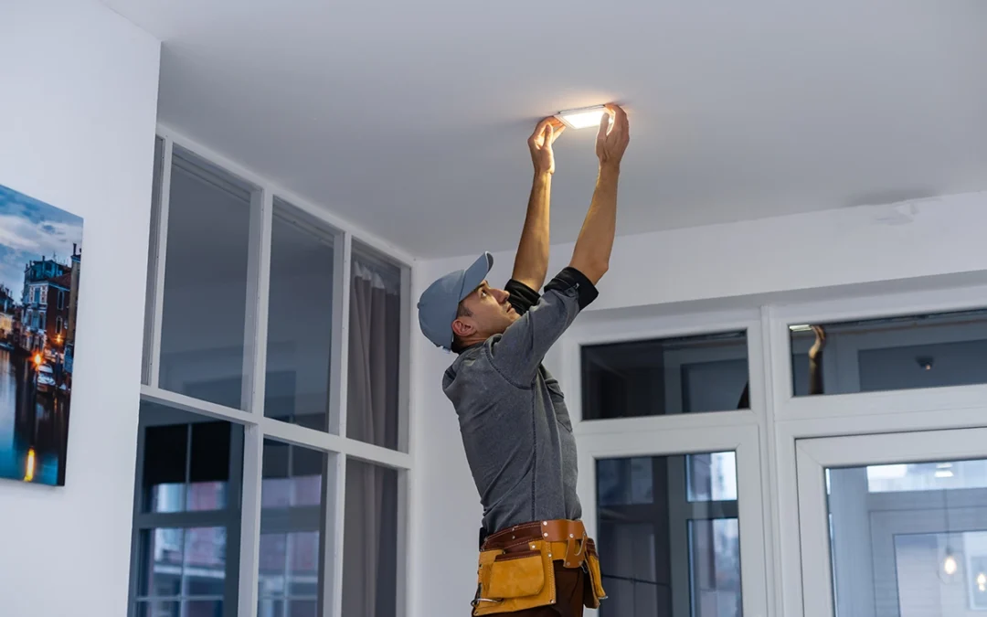 Ceiling Fan Light Flickering On and Off in Benbrook, TX